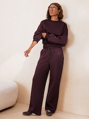 Friends Like These Aubergine Purple Studio Premium Heavyweight Scuba Crew Neck Sweatshirt - Image 4 of 6
