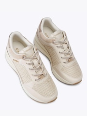 Carvela Cream Divina Trainers - Image 3 of 5