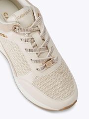 Carvela Cream Divina Trainers - Image 5 of 5