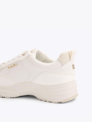 Carvela White Adoro Trainers - Image 3 of 4