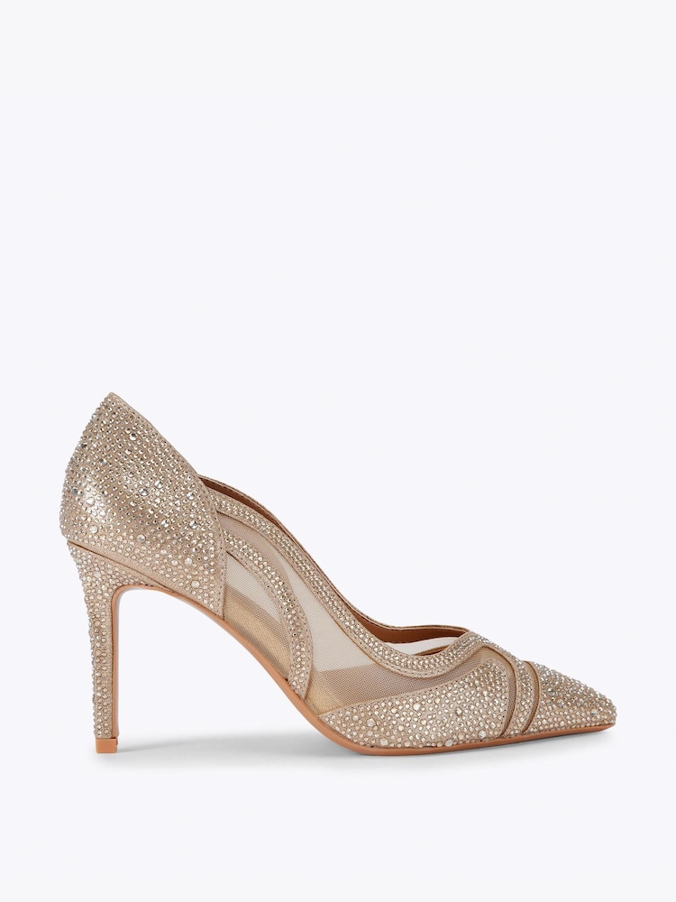 Carvela Gold Fantastico Court Shoes - Image 2 of 5