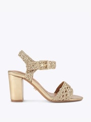 Carvela Gold Sadie 2 Flip Flop Sandals - Image 1 of 5