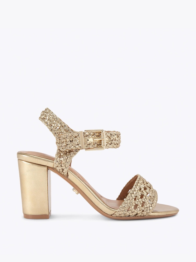 Carvela Gold Sadie 2 Flip Flop Sandals - Image 1 of 5