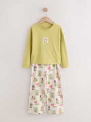 Pink/Green Matcha - Lot de 3 pyjamas longs larges (3-16ans) - Image 4 de 8
