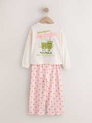 Pink/Green Matcha - Lot de 3 pyjamas longs larges (3-16ans) - Image 5 de 8