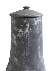 Snug Grey Medium Barcelona BBQ Clay Chiminea - Image 4 of 6