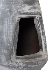 Snug Grey Medium Barcelona BBQ Clay Chiminea - Image 5 of 6