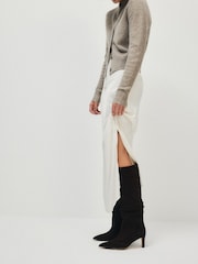 The Set Suede Slouch Knee High Boots - 8şəkildən 4 şəkil