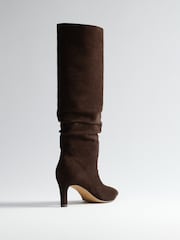 The Set Suede Slouch Knee High Boots - 8şəkildən 7 şəkil