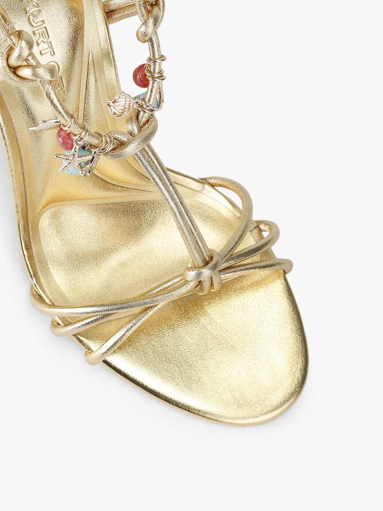 KG Kurt Geiger Gold Roux Heel Sandals - Image 5 of 5