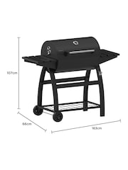 Ottimo Black Charcoal BBQ - Image 3 of 6