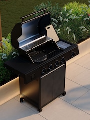 Ottimo Black Premium 4 Burner Gas BBQ - Image 2 of 6