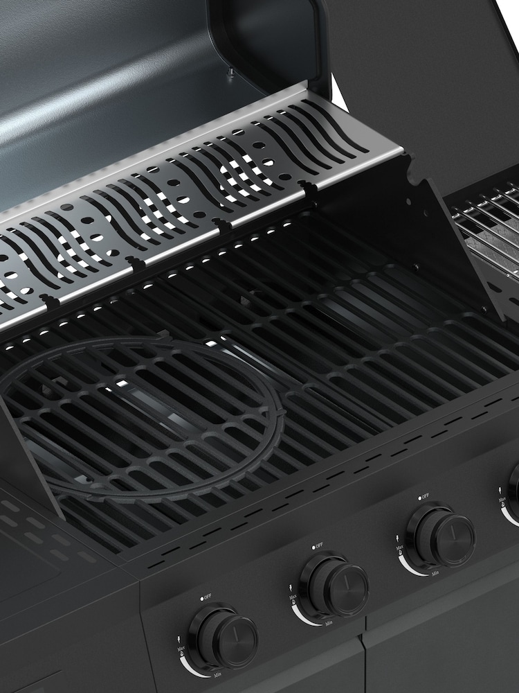 Ottimo Black Premium 4 Burner Gas BBQ - Image 6 of 6