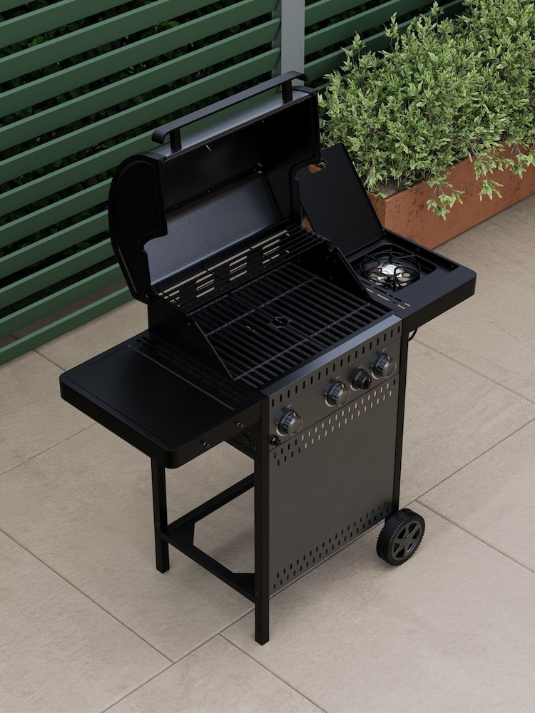 Ottimo Black 3 Burner Gas BBQ - Image 2 of 6 Ottimo Black 3 Burner Gas BBQ - Image 2 of 6