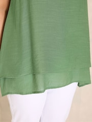 Evans Green Double Layer Vest Top - Image 5 of 5