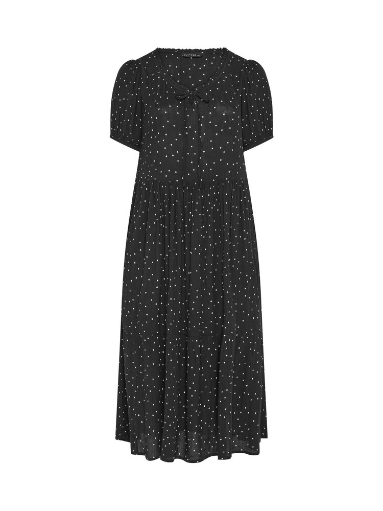 Evans Black Woven Boho Dress - Image 5 of 5