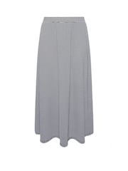 Evans Black Striped Jersey Pocket Midaxi Skirt - Image 5 of 5