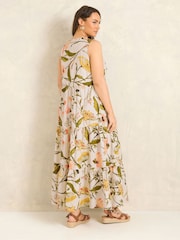 Evans Natural Pretty Floral Sundress - Image 3 of 5