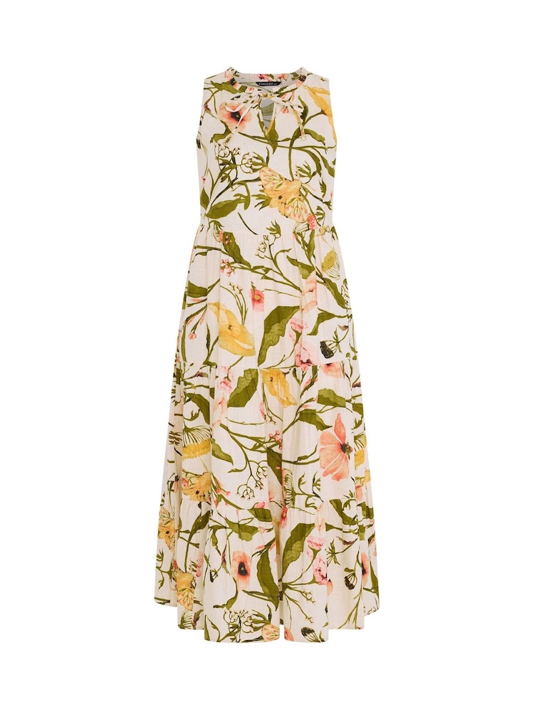 Evans Natural Pretty Floral Sundress - Image 5 of 5