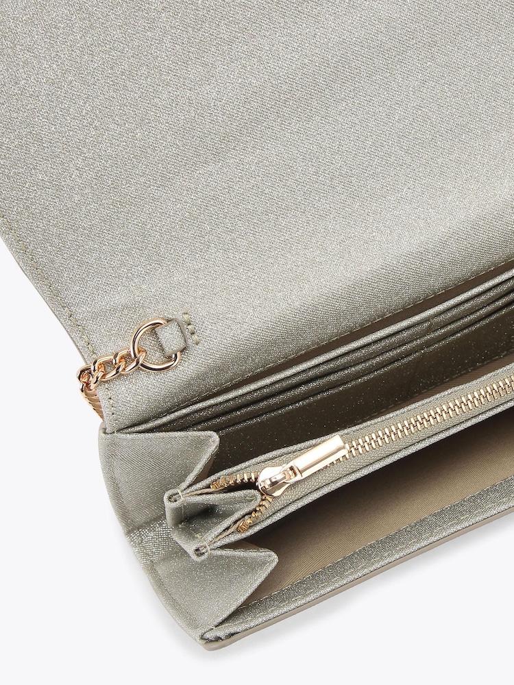 KG Kurt Geiger Silver Blake Bag - Image 5 of 5 KG Kurt Geiger Silver Blake Bag - Image 5 of 5