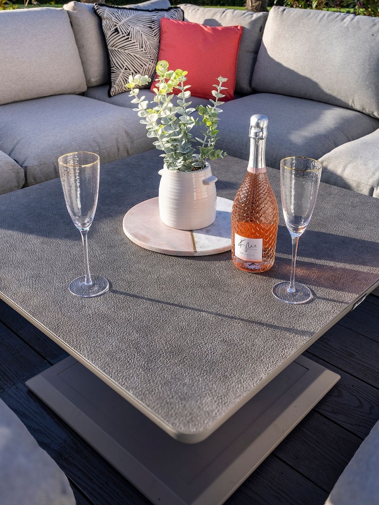 Hartman Moon Grey Maya Square Corner Garden Lounge Set - Image 2 of 6