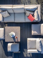 Hartman Moon Grey Maya Square Corner Garden Lounge Set - Image 3 of 6