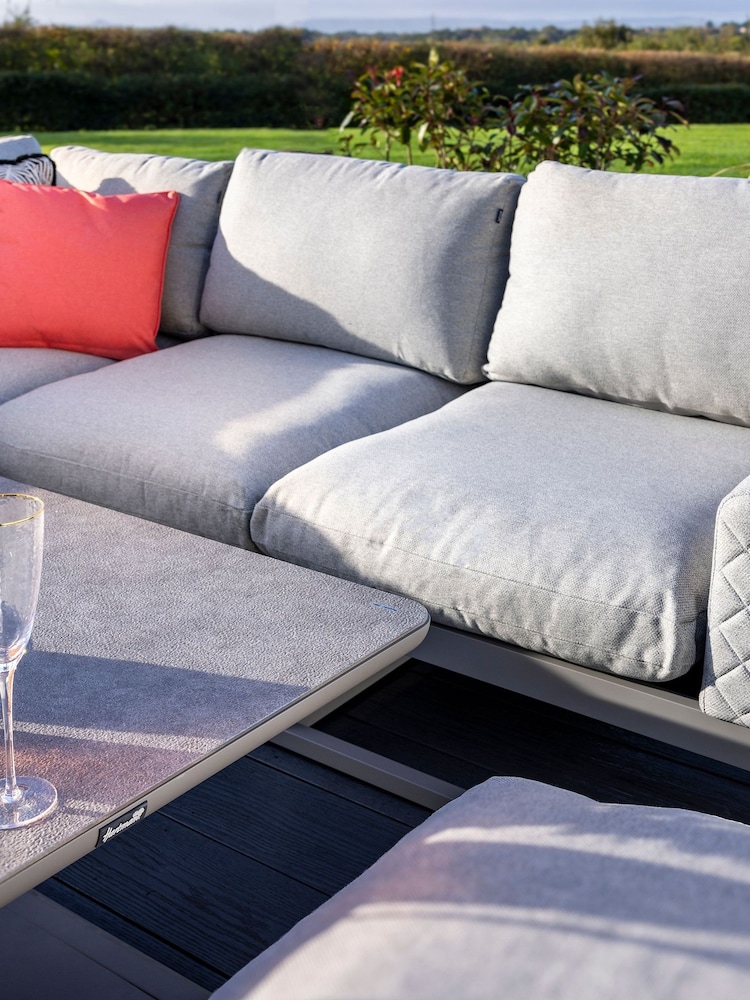 Hartman Moon Grey Maya Square Corner Garden Lounge Set - Image 6 of 6