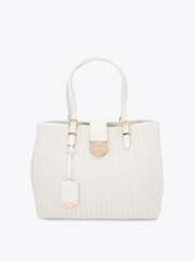 Carvela White Maria Midi Weave Bag - Image 1 of 5