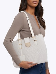 Carvela White Maria Midi Weave Bag - Image 5 of 5