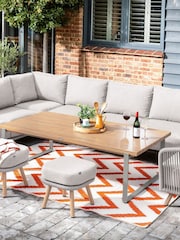 Hartman Allure Grey Trevi Rectangular Casual Garden Dining Set - Image 1 of 1