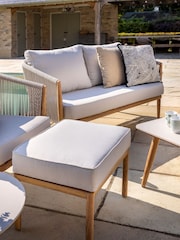 Hartman Almond Natural Portico 2 Seat Garden Lounge Set - Image 2 of 6