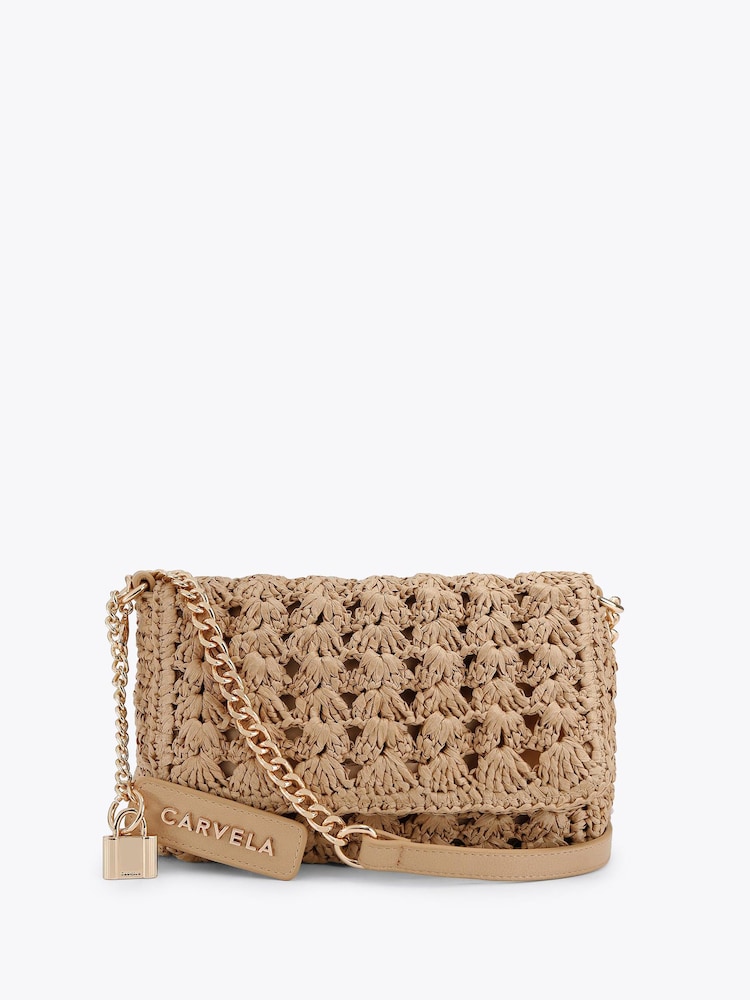 Carvela Cream Valeria Cross-Body Bag - Image 1 of 4