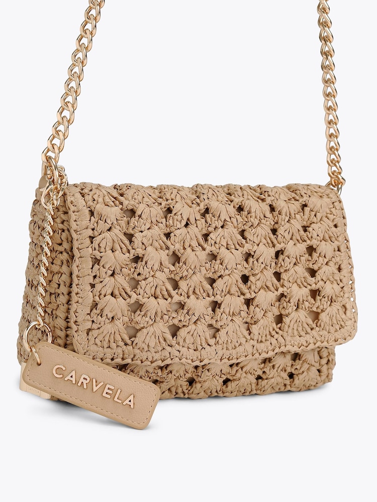 Carvela Cream Valeria Cross-Body Bag - Image 2 of 4