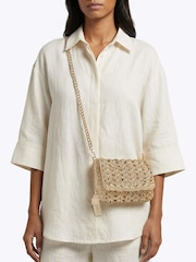 Carvela Gold Valeria Cross-Body Bag - Image 1 of 5