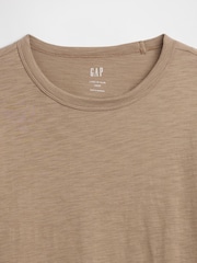Gap Brown Lived-In Crew Neck Short Sleeve T-Shirt - Image 5 of 5