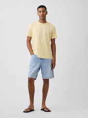 Gap Yellow Lived-In Crew Neck Short Sleeve T-Shirt - Image 3 of 5