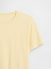 Gap Yellow Lived-In Crew Neck Short Sleeve T-Shirt - Image 5 of 5