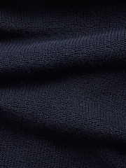 Azul marino - Gap Linen-Blend Knitted Polo Shirt - Imagen 4 de 4