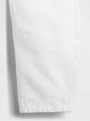 Gap White Eyelet-Hem Horseshoe Jeans (6mths-5yrs) - Image 4 of 4