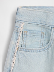 Gap Light Wash Blue Low Rise Longline Denim Shorts (5-13yrs) - Image 5 of 6