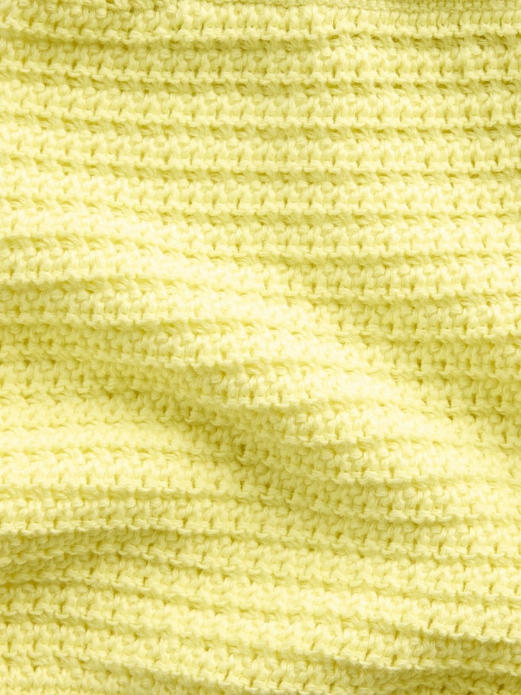 Gap Yellow Crochet Pull On Shorts (6mths-5yrs) - Image 4 of 4