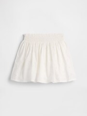 Gap White Pull On Smocked Skirt (4-13yrs) - Image 1 of 3