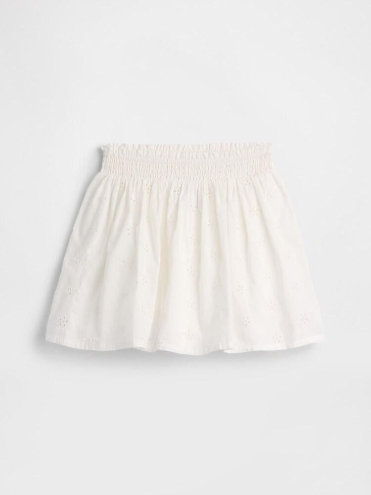 Gap White Pull On Smocked Skirt (4-13yrs) - Image 1 of 3