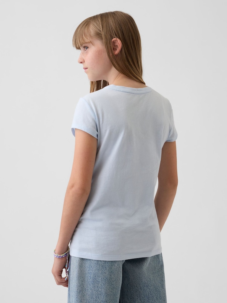 Gap Blue Short Sleeve Logo T-Shirt (4-13yrs) (4-13yrs) - Image 2 of 2