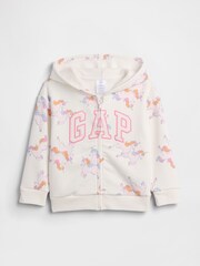 Gap White Logo Zip Hoodie (6mths-5yrs) (6mths-5yrs) - Image 1 of 3