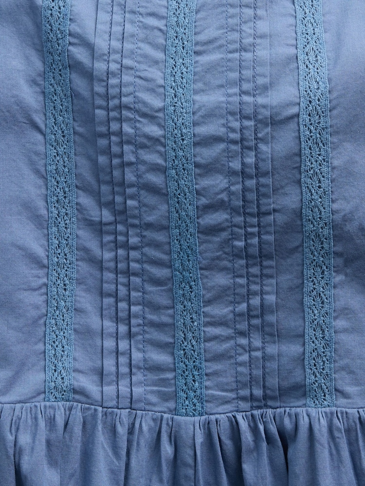 Gap Blue Lace-Trim Shorts Jumpsuit (4-13yrs) - Image 4 of 4