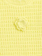 Gap Yellow Crochet Vest (6mths-5yrs) - Image 4 of 4