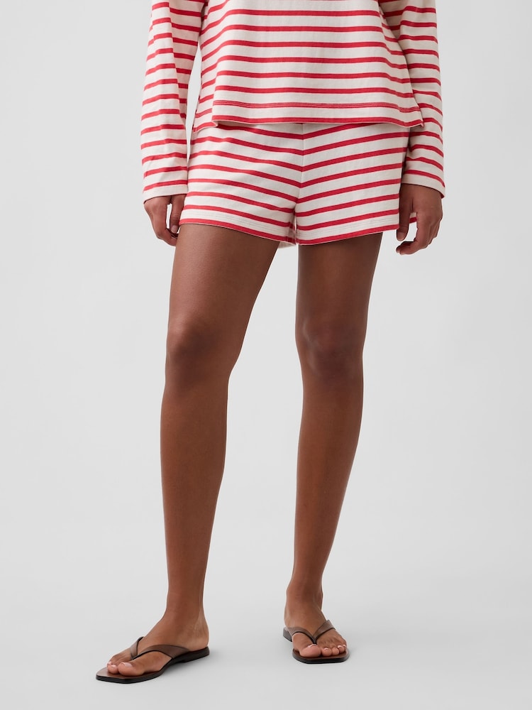 Gap Red Stripe Pull On Stripe Shorts - Image 1 of 5