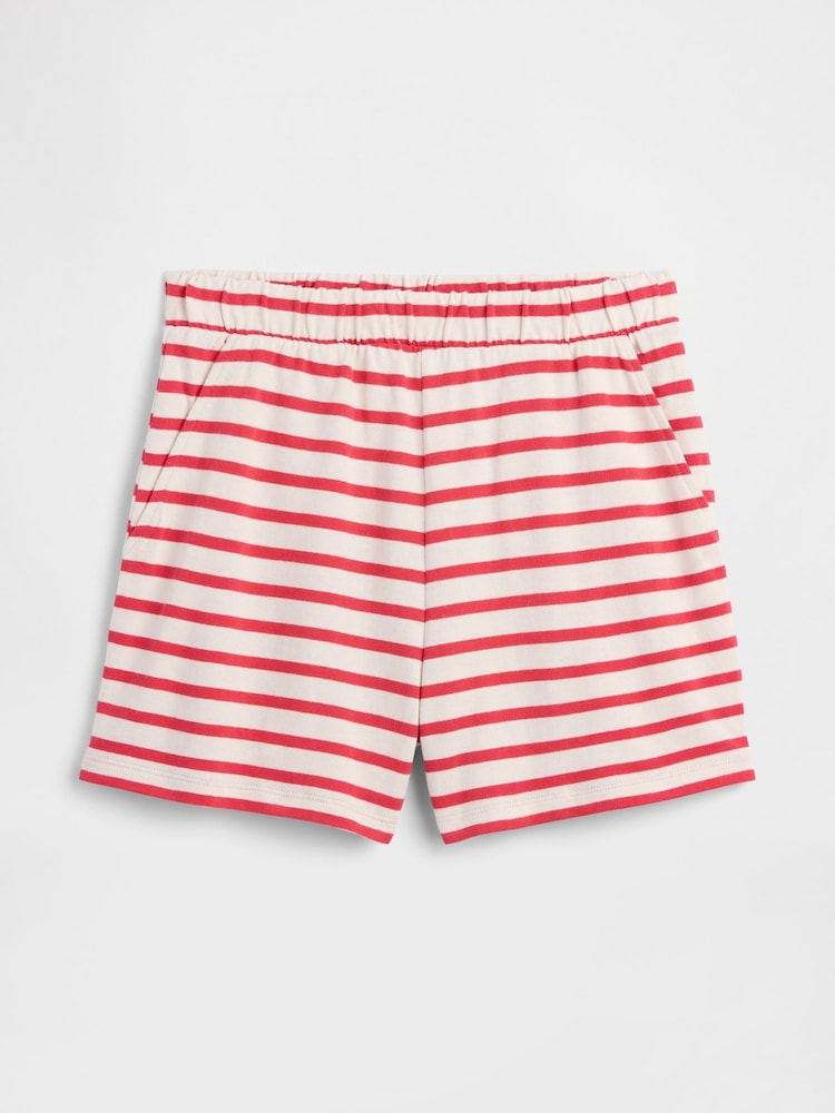 Gap Red Stripe Pull On Stripe Shorts - Image 5 of 5