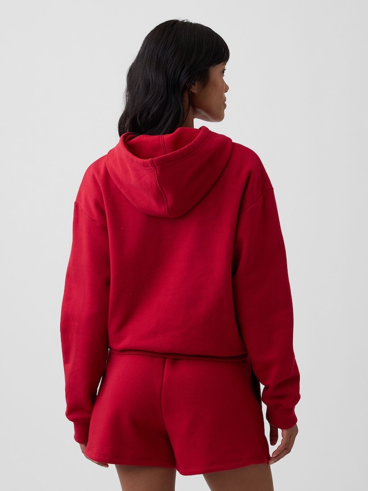 Gap Red Relaxed Gap Logo Hoodie - Image 2 of 5